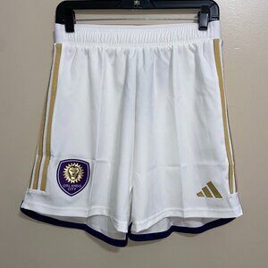 Adidas MLS Orlando City SC 22/23 Away Authentic Soccer Shorts Men HI1919 NEW